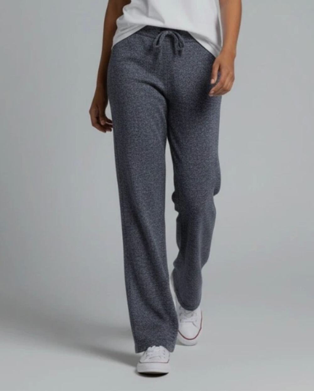 Barefoot Dreams Joggers Sweat Pants Cozychic Lite Knit Gray Medium